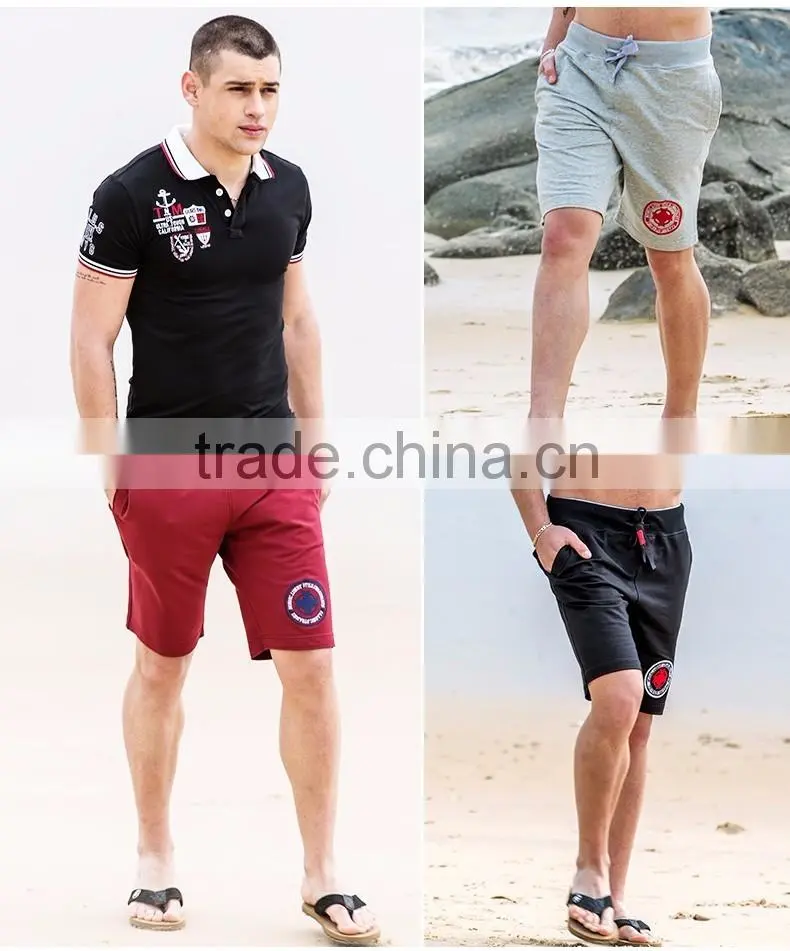 2016 NEW Summer Mens Shorts Pants Sport Casual gym Short brand clothing boys Shorts Men Jogger Trousers Knee Length Shorts