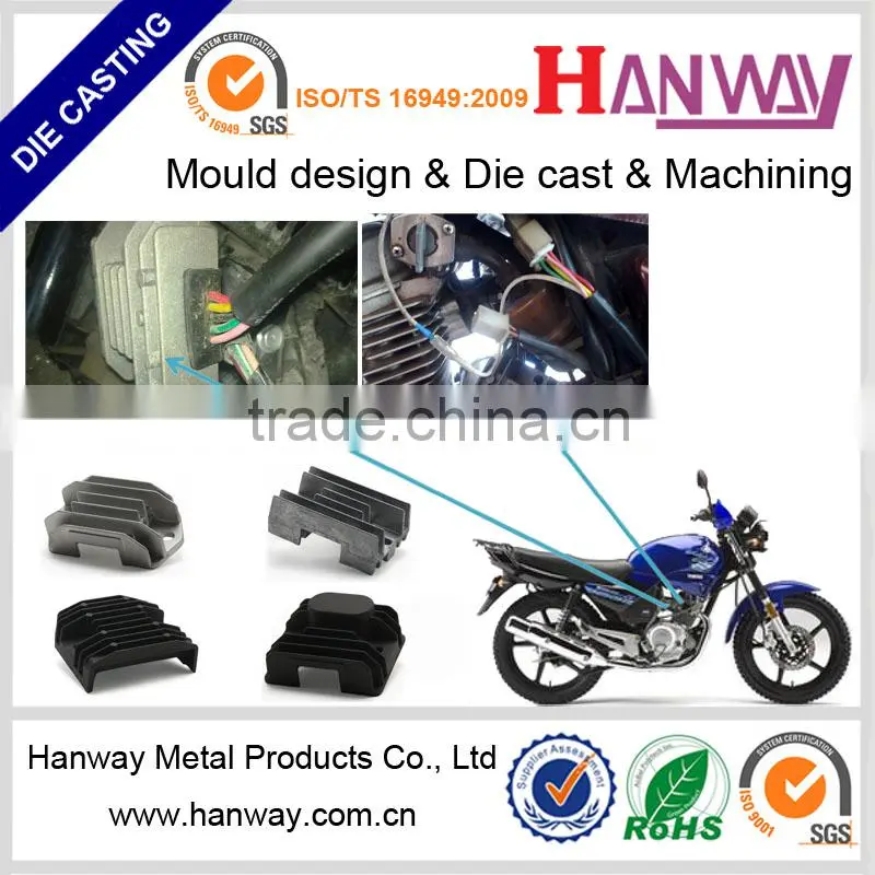 Guangdong custom aluminum die casting die casting auto led headlight mount bracke