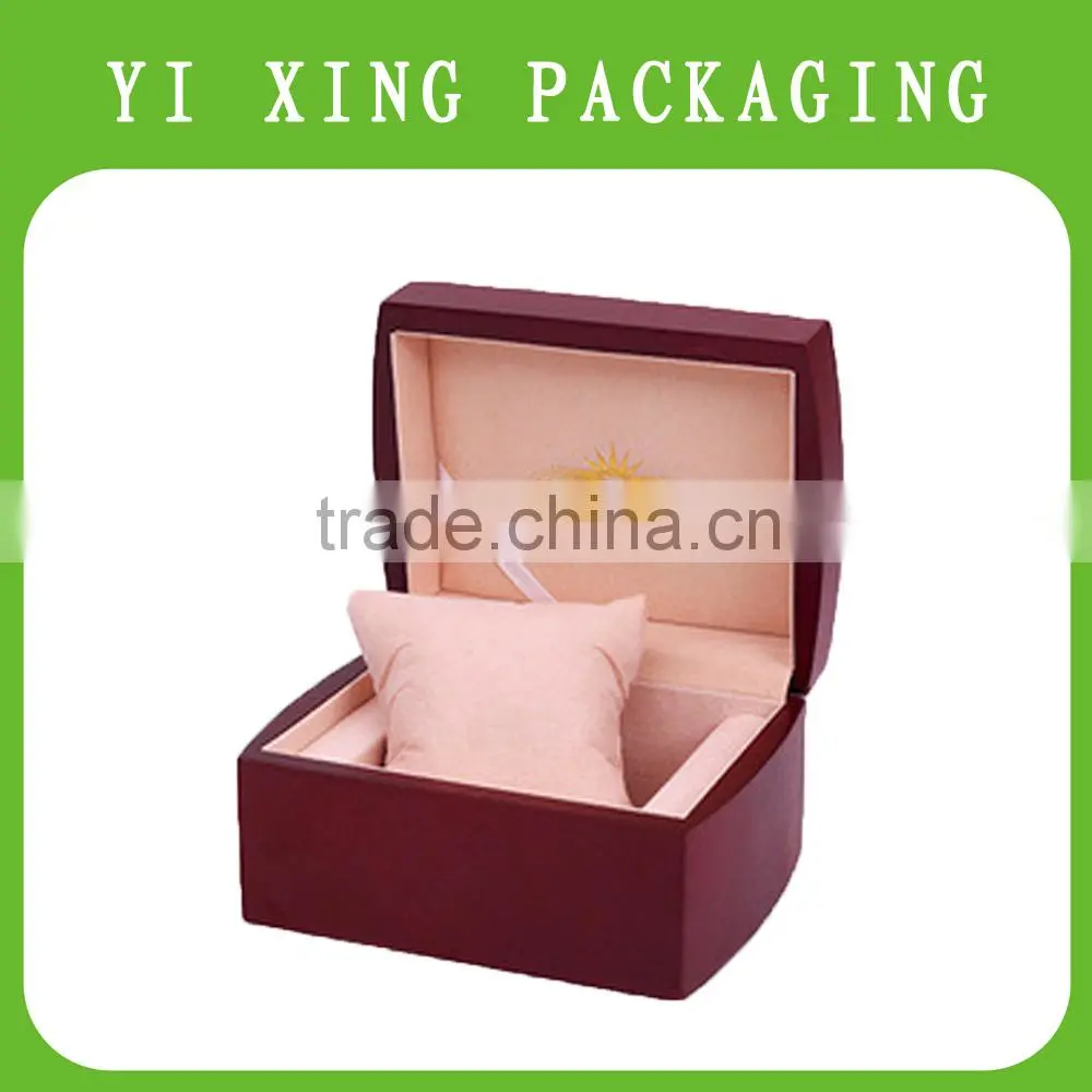 High Quality YiXing PU leather wrapped jewelry box with lid