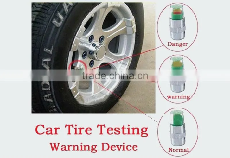 Automotive Car Tire Valve Caps Pressure Gauge Indicator