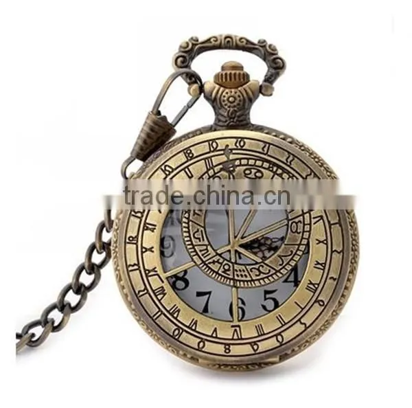 Classic vintage pocket watch automatic mechanical watch round quartz watch