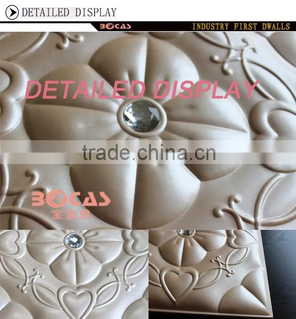 3D Wall Panel And 3D Wall Covering For Eco Friendly Wall Decoration