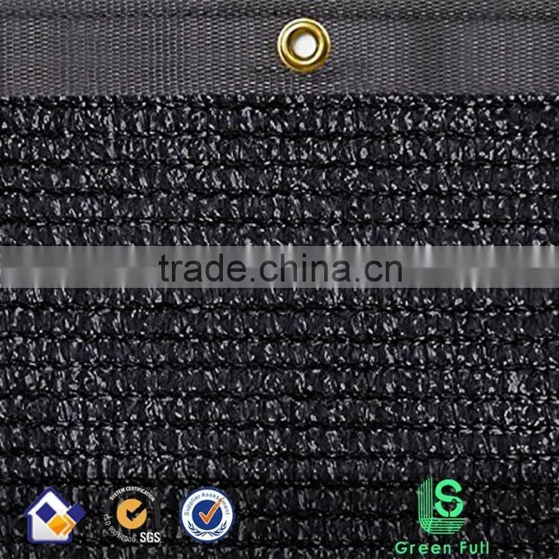 Shatex 90% UV Block Outdoor Sunscreen Shade Panel, Taped edge with Grommet, Black, 8x10ft