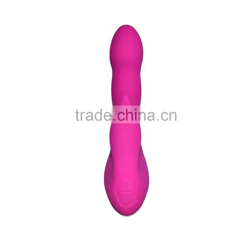 High quality OEM Silicone G-Spot Vibrator(Pink) , waterproof vibrator Clit Vibe For Women