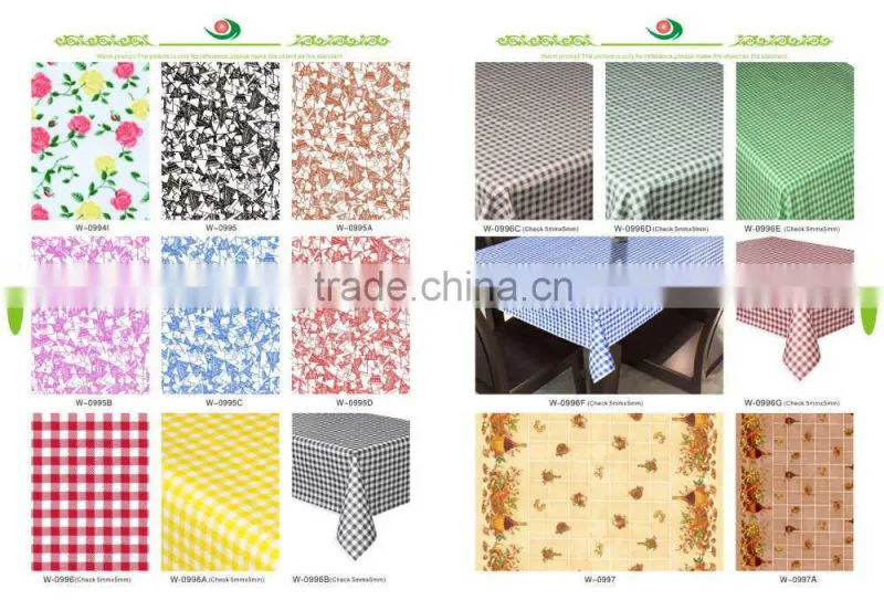pvc table cloth