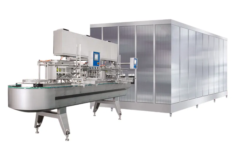 continuous freezer Small Soft Cone Ice Cream Making Filling Machine Gelato Ice Cream Maker Machine Ice-cream Helado Suave Extruder Machine Cone cup filling