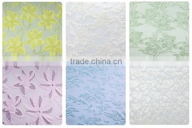 Latest fashion top quality 100%polyester different types of sequin embroidery fabric dresses for women