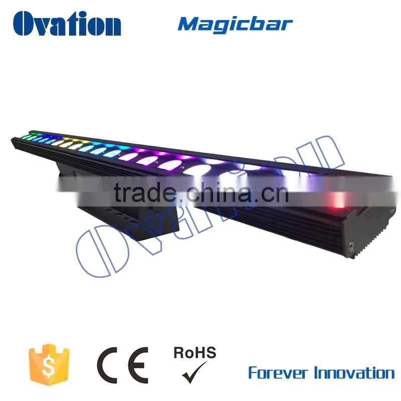 Indoor 18*3W seperatly control led strip,individual control RGB 3in1 led bar lighting