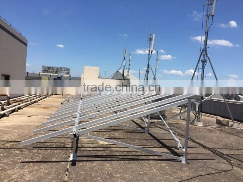 solar home power system solar aluminum mounting rail photovoltaic for the industry