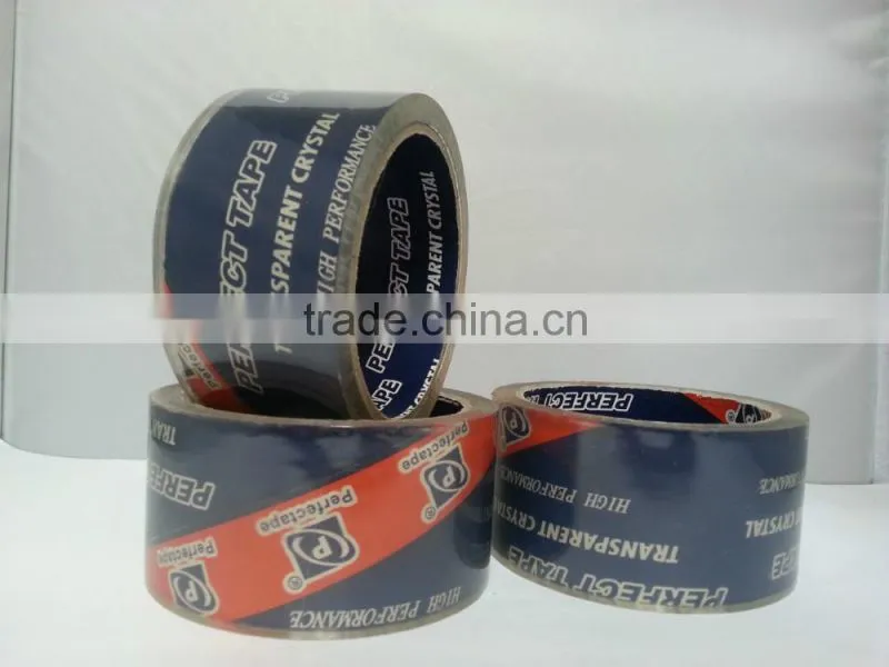 Bopp Super Clear Acrylic Adhesive tape Carton Sealing Adhesive Tape 100% crystalline adhesive tape