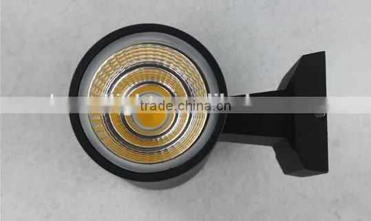 Up And Down led Wall Light outdoor black shell CE/ROHS IP65 spot led wall light 6w