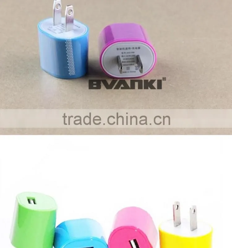Ellipse round shape mini Micro usb wall charger / travel charger 5V 1A usb power adapter for iphone for S6 S7 note 5 note 6