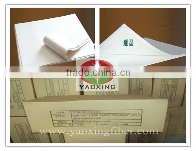 Fire rated ceramic wool gasket