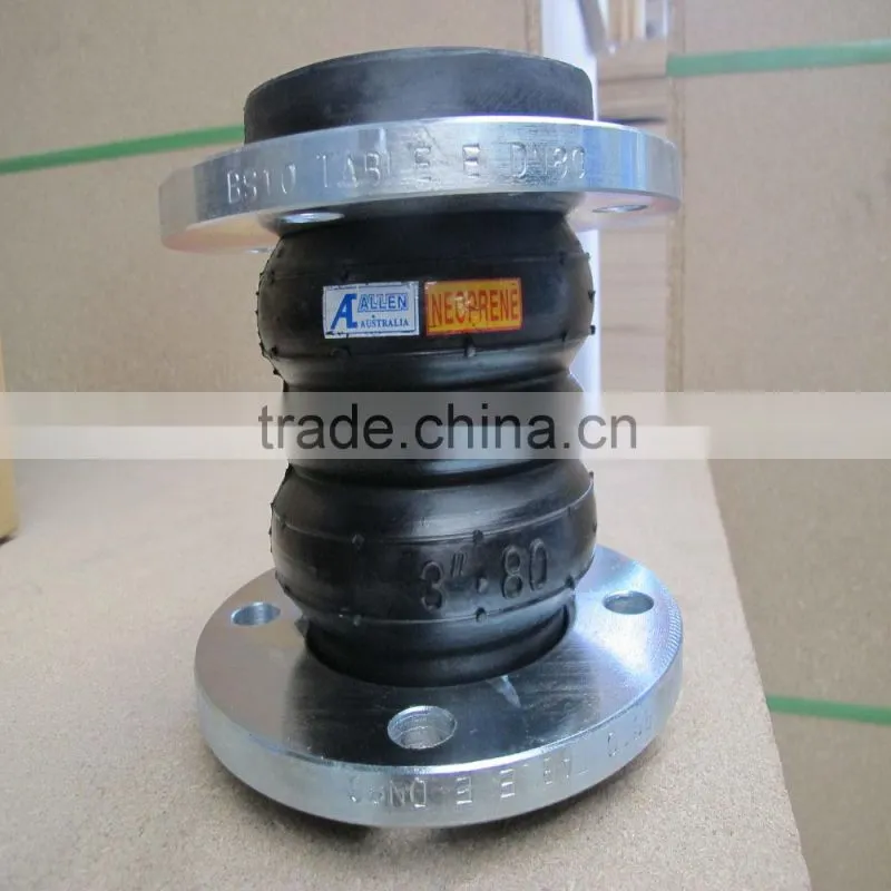EPDM flange type Double Sphere Flexible Rubber Joint
