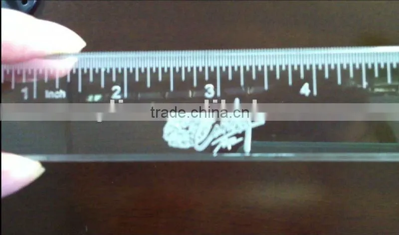 Promotional 6 inches Clear Plastic Ruler