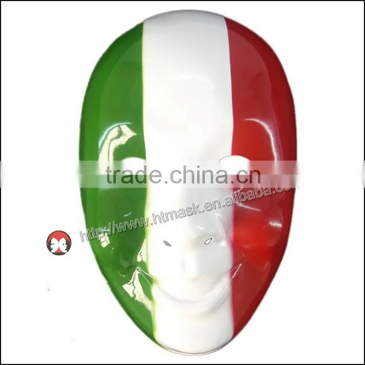 High Quality Halloween Costume Party Funny Smiling Old Man plastic Mask cosplay Germany flag mask