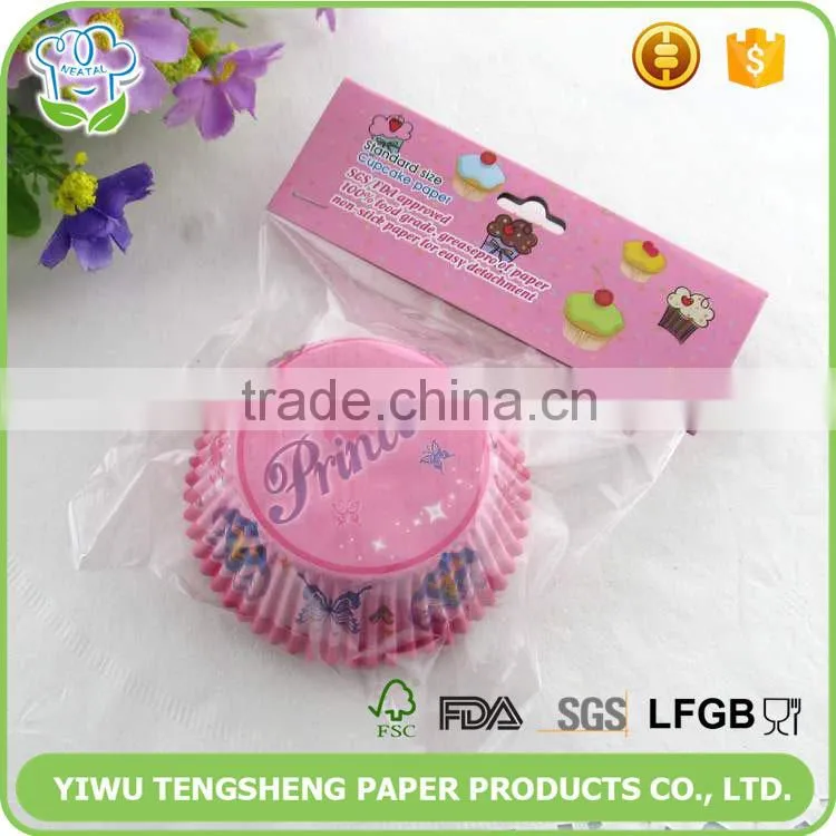 Beautiful greaseproof paper cupcake holder