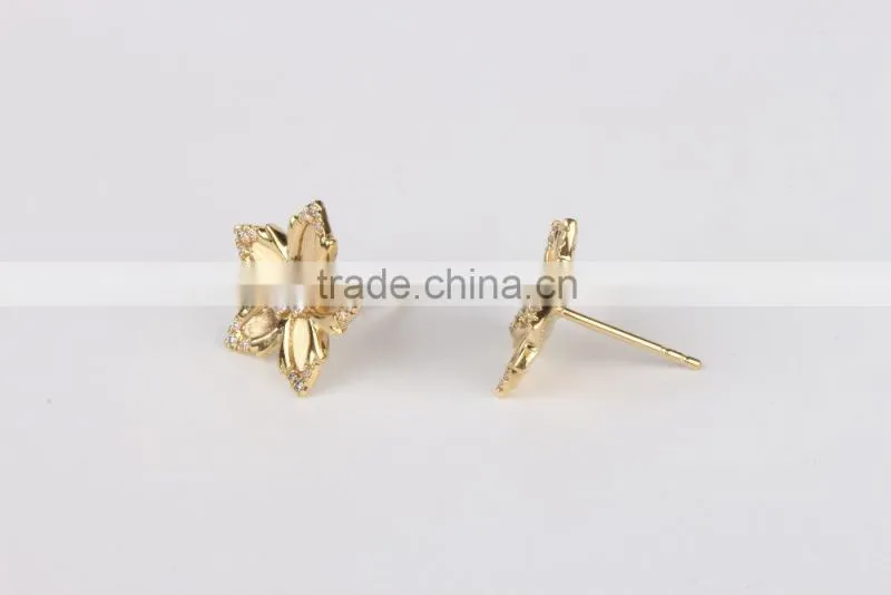 2015 Hot Selling fashion earring designs new model earrings sun micro plates ladies gold earrings