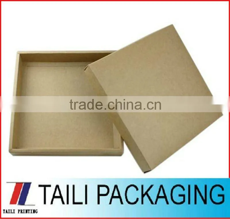 Recycled kraft paper gift boxes brown kraft box