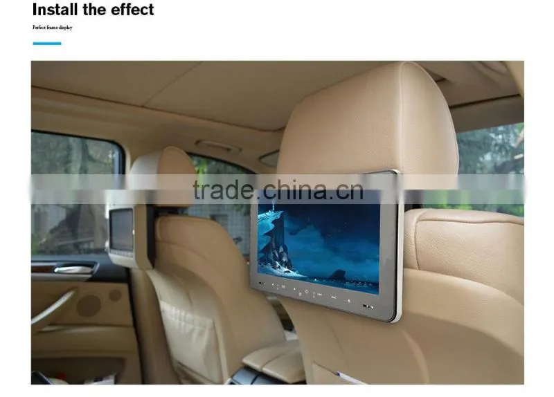 9' Headrest TFT LCD Car DVD player,universal Car stereo