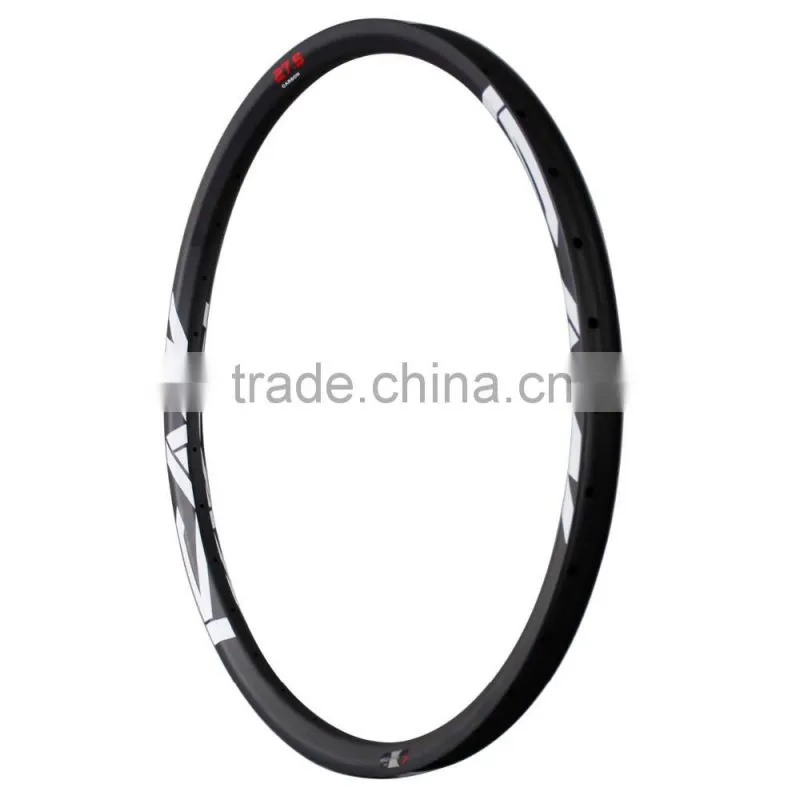 Rim 650B carbon clincher bike MTB tubeless wheel 27.5er all mountain rims stiffness