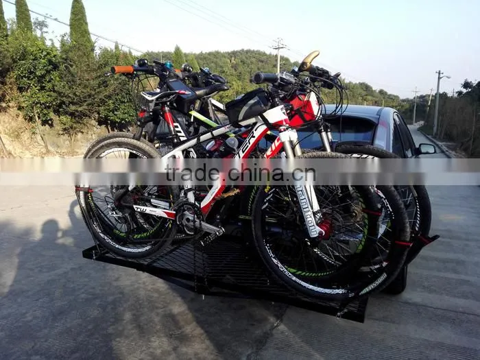 New Design Steel Foldable Powder coated steel car bike rack