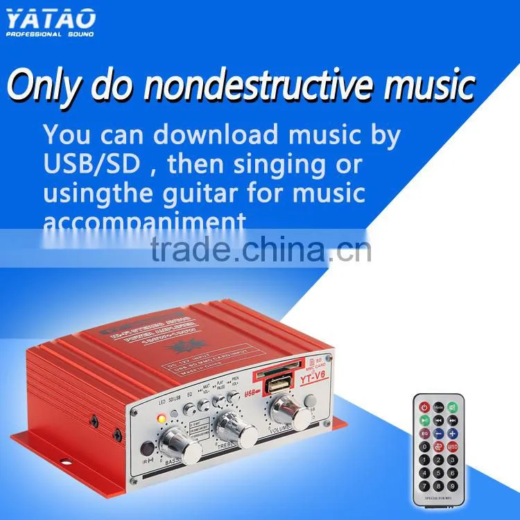 Professional amplifier tube amplifier, digital audio amplifier speaker YT-V6