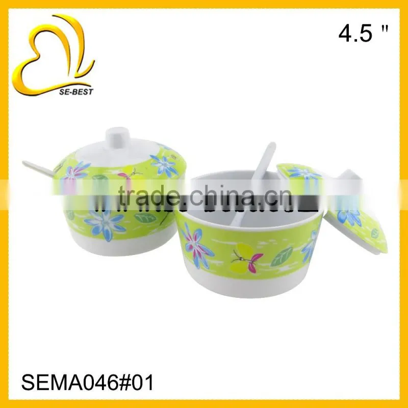 Melamine Sugar Pot,Melamine Condiment Pot