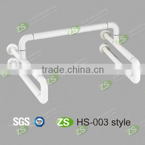 Standers security pole and stainless grab bar