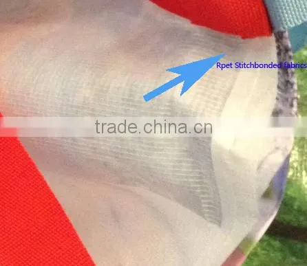 Recycled PET Stitchbond Nonwoven fabric for shopping bags lining