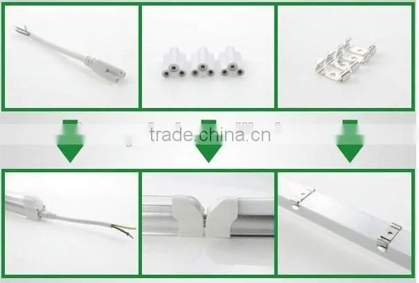 6ft 45W cooler door V shape led tube light Integrated led freezer light