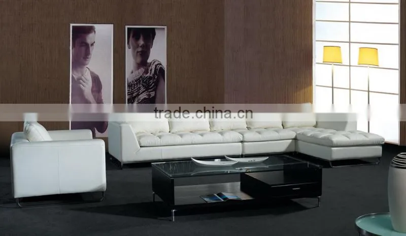 Modern living room sofa set with metal feet KW357