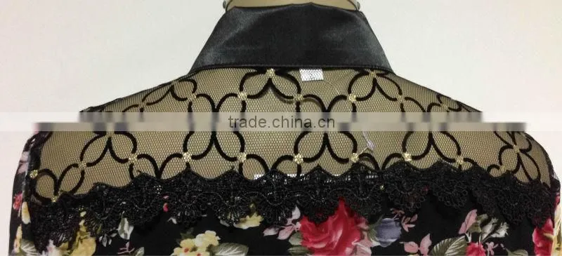 Ladies Chiffon PU shirt