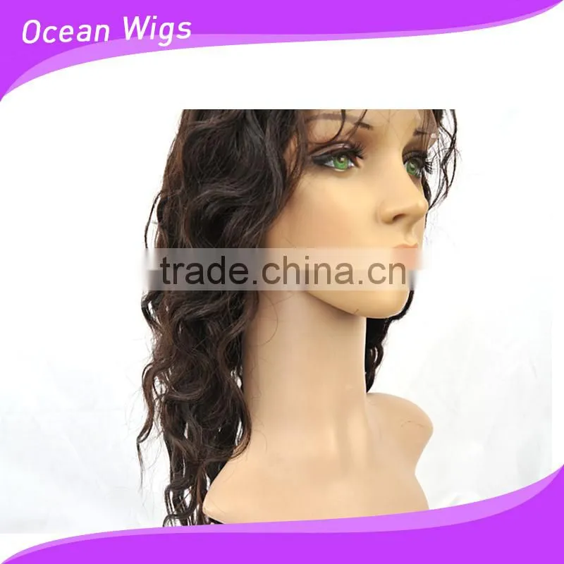 2016 good sale short human hair full lace wigs lace front wigs