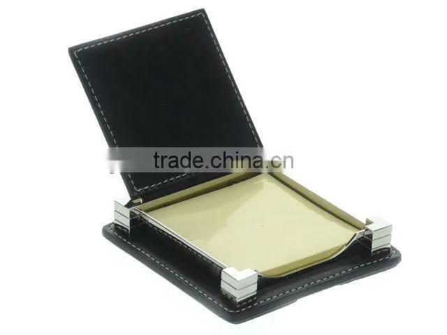 Exquisite Design Leather Note Pad Holder