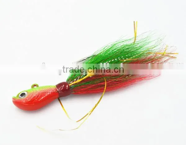 colorful bucktail jig head wholesaler in China