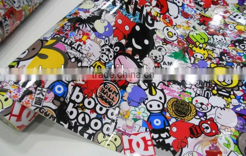 Bomb Vinyl Film/car self adhensive vinyl film 1.52*30m