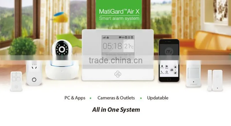 GSM Wireless Home Burglar Security Alarm System