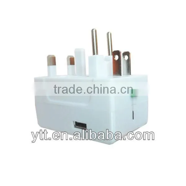 Home Or Travel Portable USB Travel Charger White