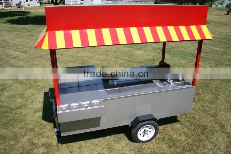 hot dog food cart CE approved hot dog food cart