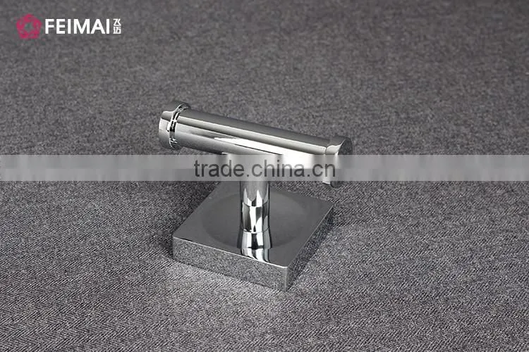Bathroom Chrome Plated Brass Vintage Ceramic Coat Hooks
