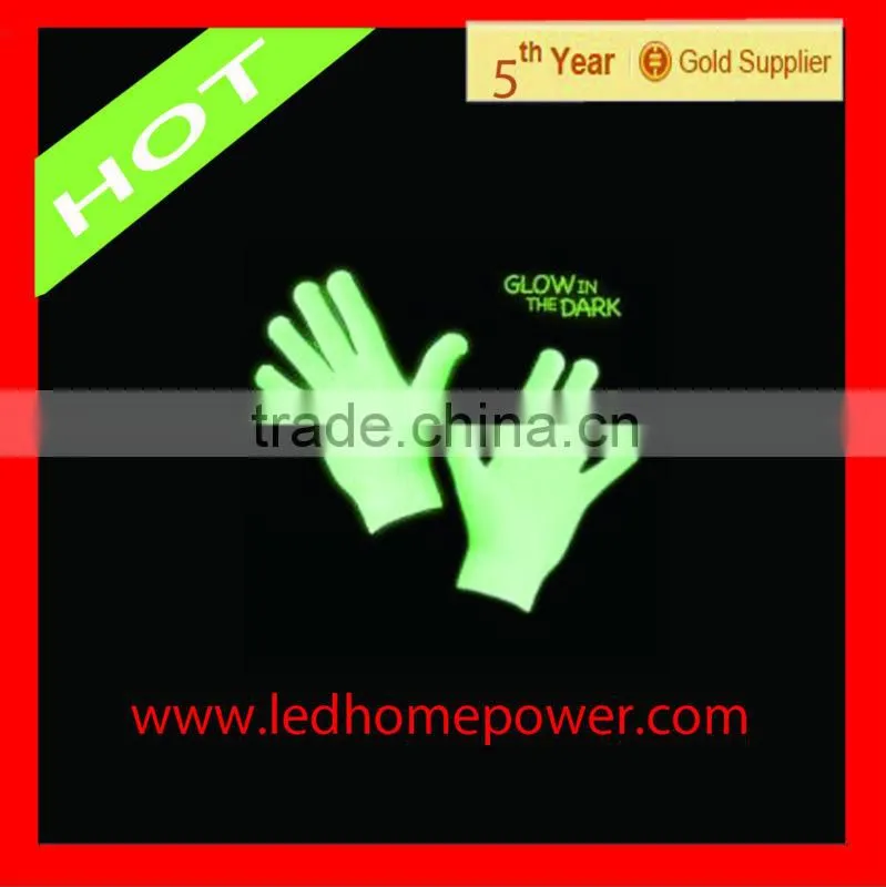 The newest glowing gloves supplier from china