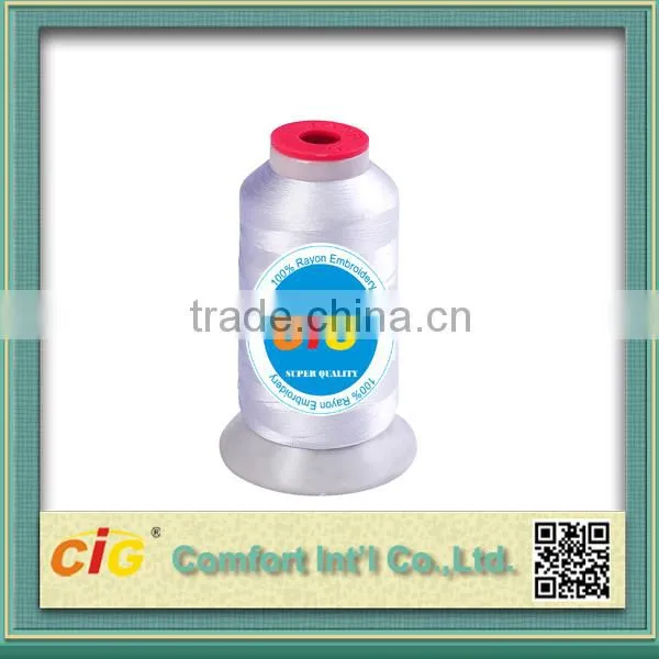 Rayon embroidery thread