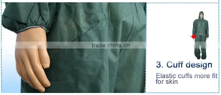 Disposable white 100% polypropylene Coverall/safty workwear