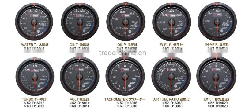 High Performance 52/60mm Auto Meter Gauge