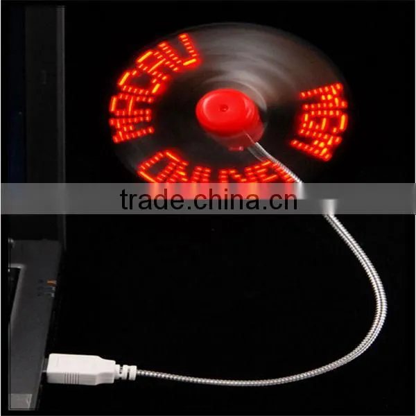 plastic printing logo usb led fan
