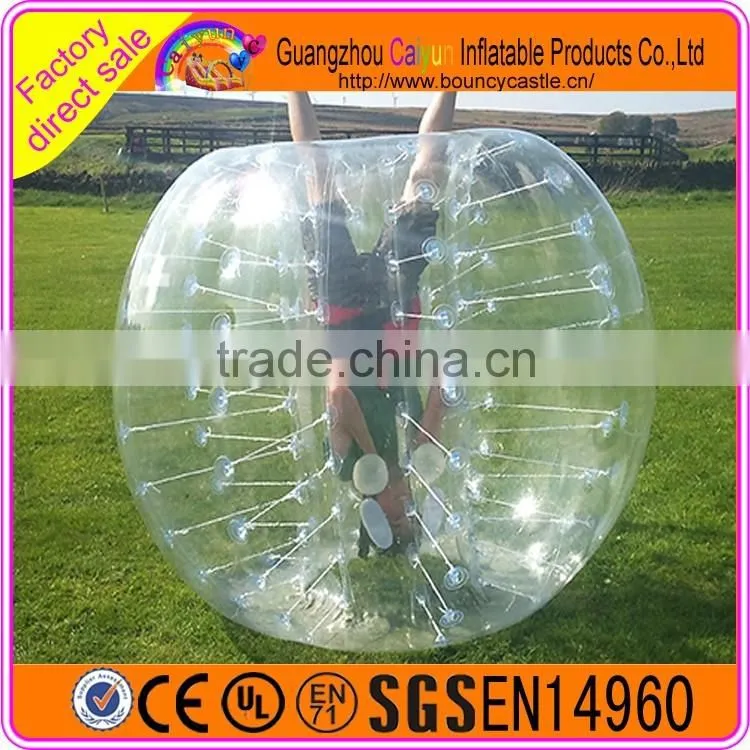 0.8mm TPU bubble ball human sized soccer bubble ball