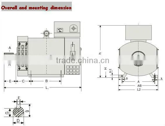 STC/ST 3phase AC synchronous generator