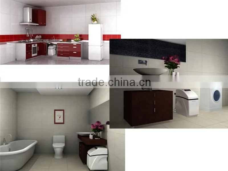 cabinet home water softener system