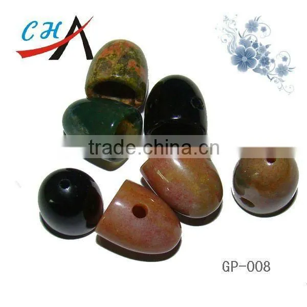 fashion wholesales grey agate for earplug